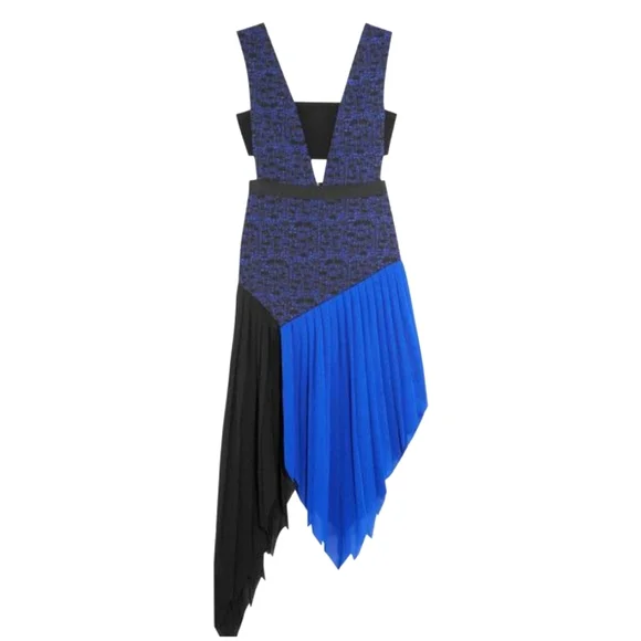 NWOT Self Portrait Sunray Pleated Midi Dress - Picture 2 of 7